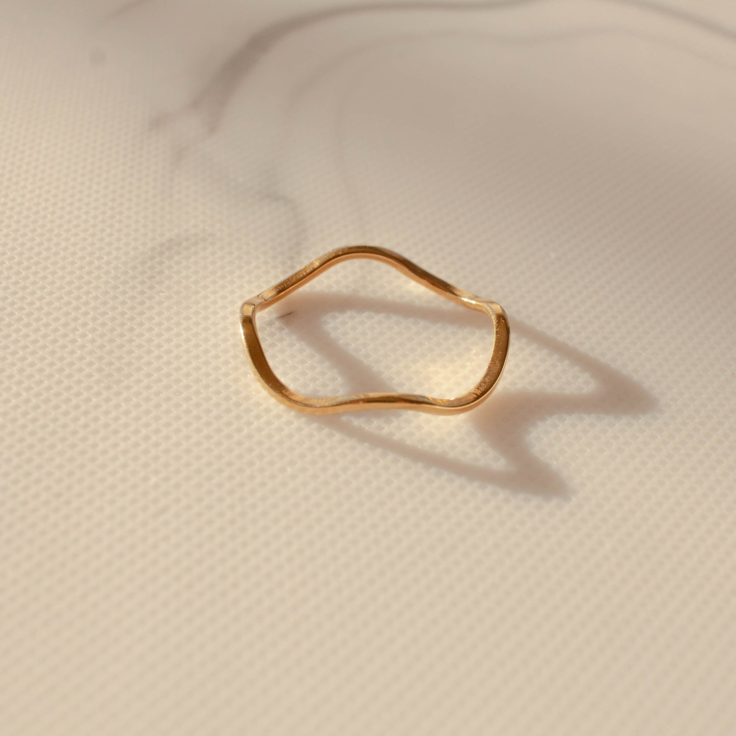 Embrace your weirdness | simple geometric circle stacking ring